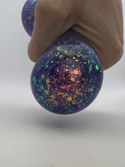Galaxy Light up Squish Ball